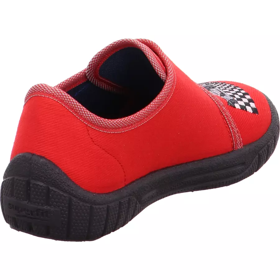 superfit Hausschuh Bill rotgrau (mittel)