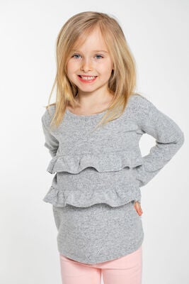 Luca & Lola Asia Genser, Grey Melange