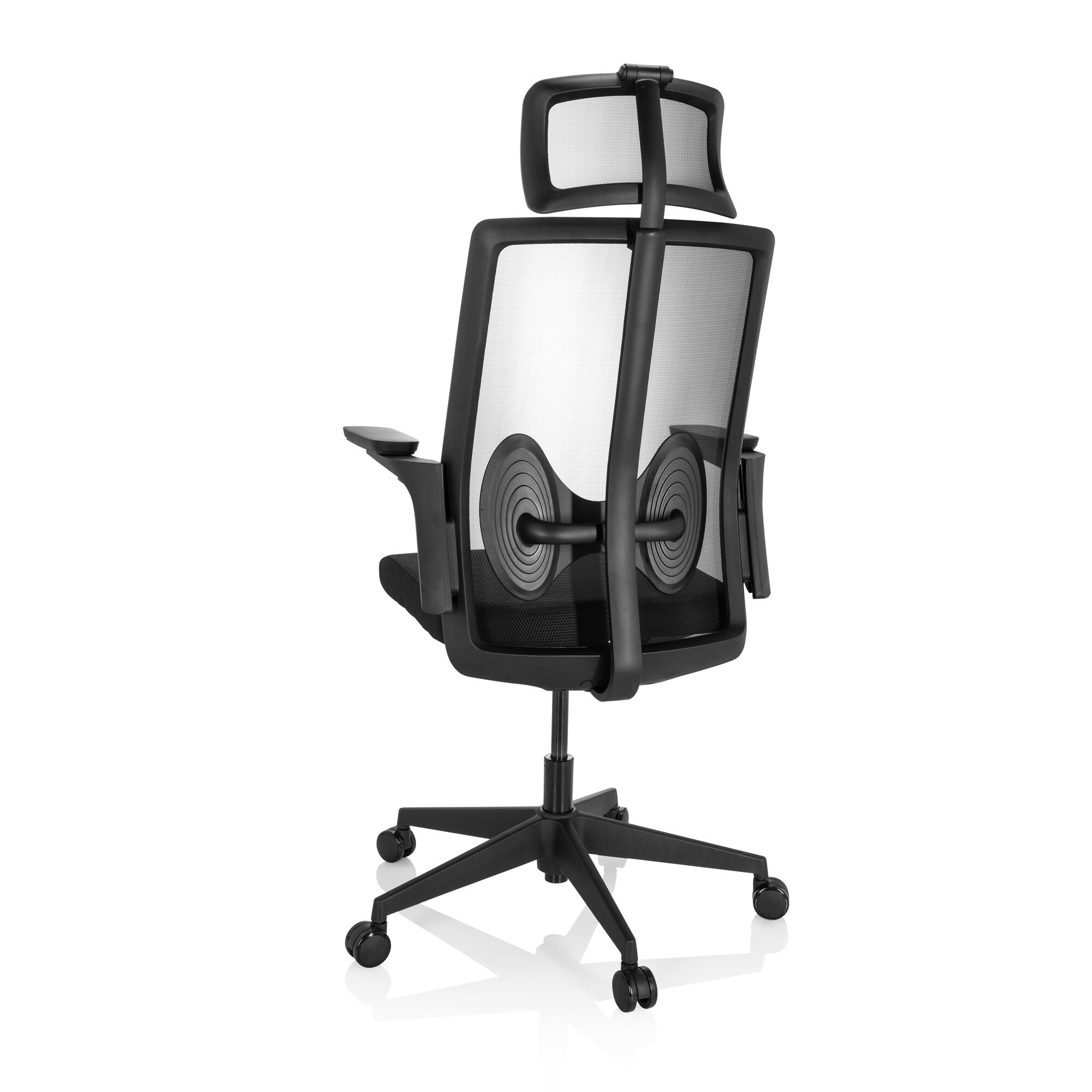 Profi Bürostuhl ARCEO B Stoff/Netzstoff mit Armlehnen (höhenverstellbar) hjh OFFICE