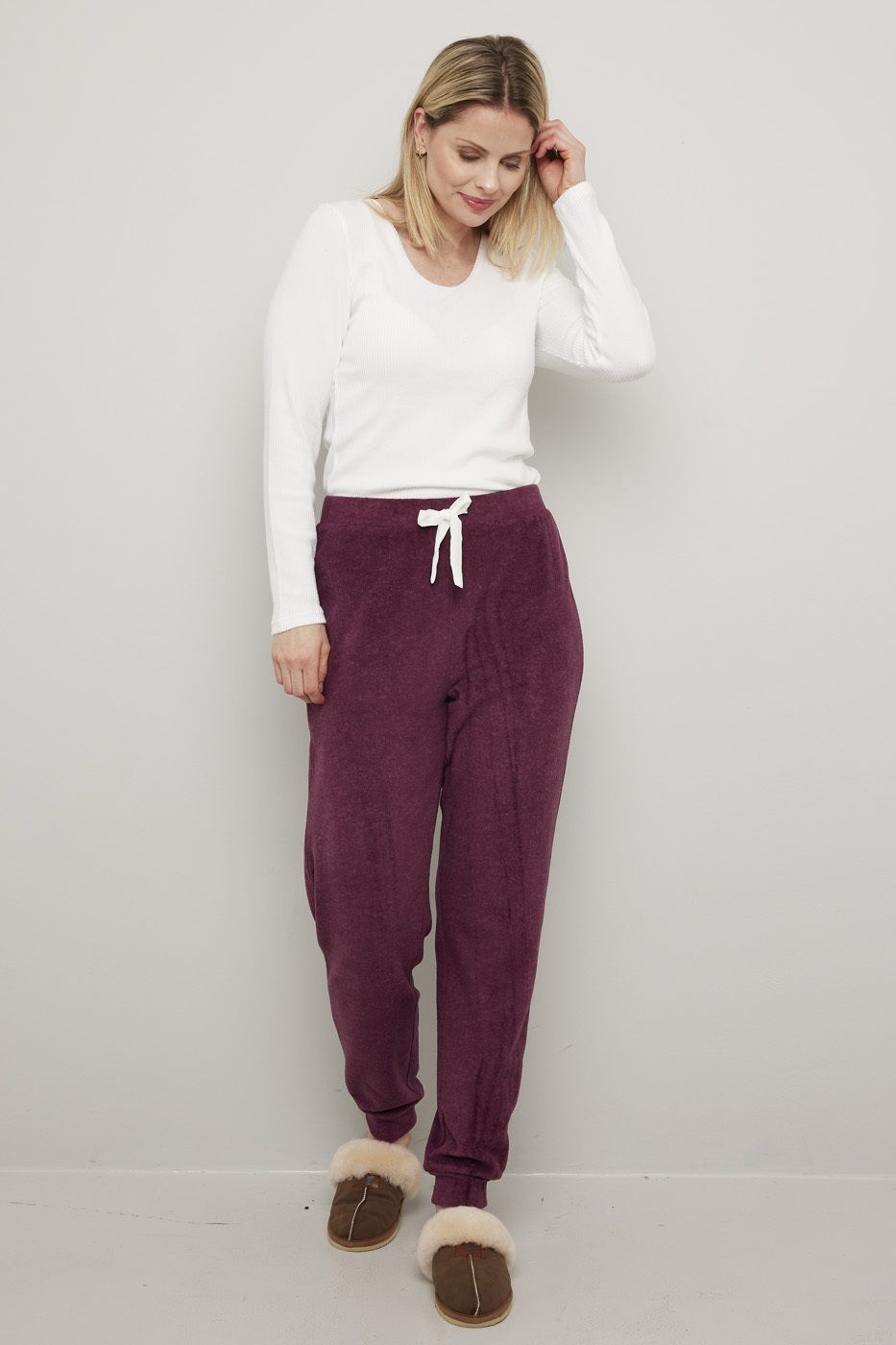 Meri pyjamasbukse i fleece