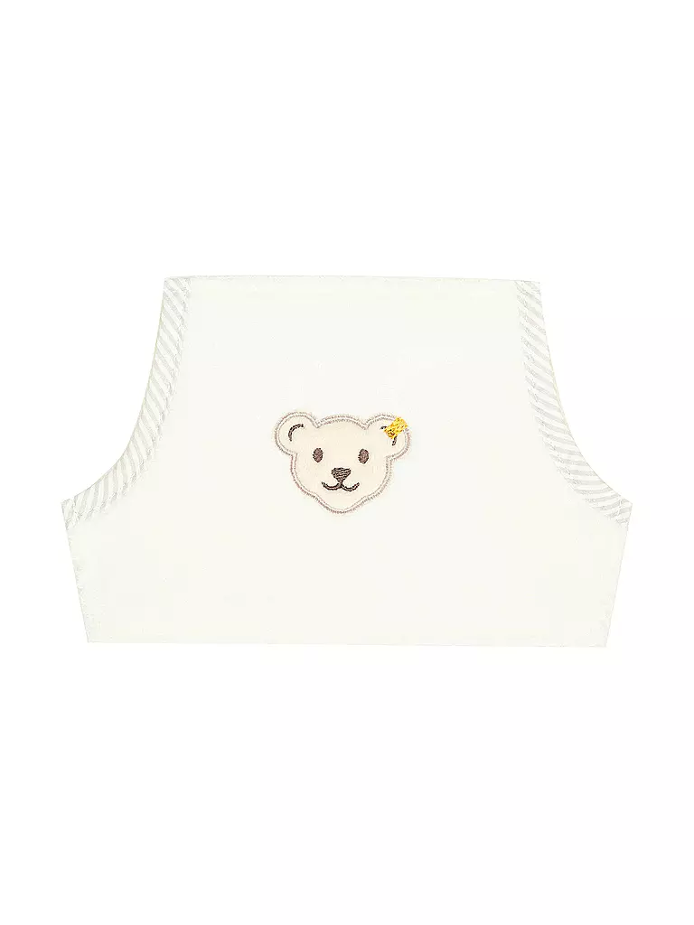 STEIFF Baby Bade Poncho  weiss