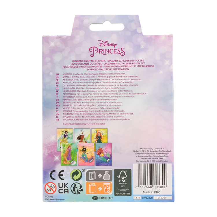 Disney Prinses Diamond Painting Stickers Maken