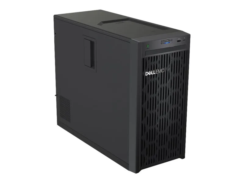 Dell PowerEdge T150 - Server - MT envejs - 1 x Xeon E-2314 / op til 4.5 GHz - RAM 16 GB - HDD 2 TB - Matrox G200 - Gigabit Ethernet - intet OS - skærm: ingen - sort - BTP - med 3 års Basic Onsite