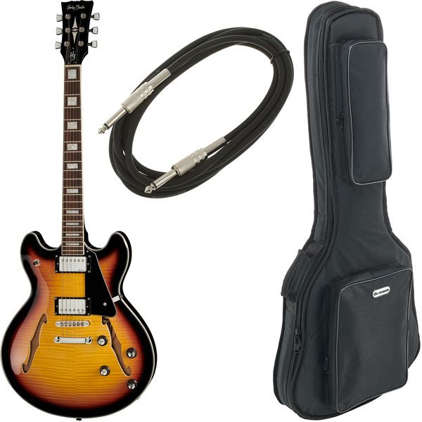 Harley Benton HB-35Plus Vintage Burst Bundle