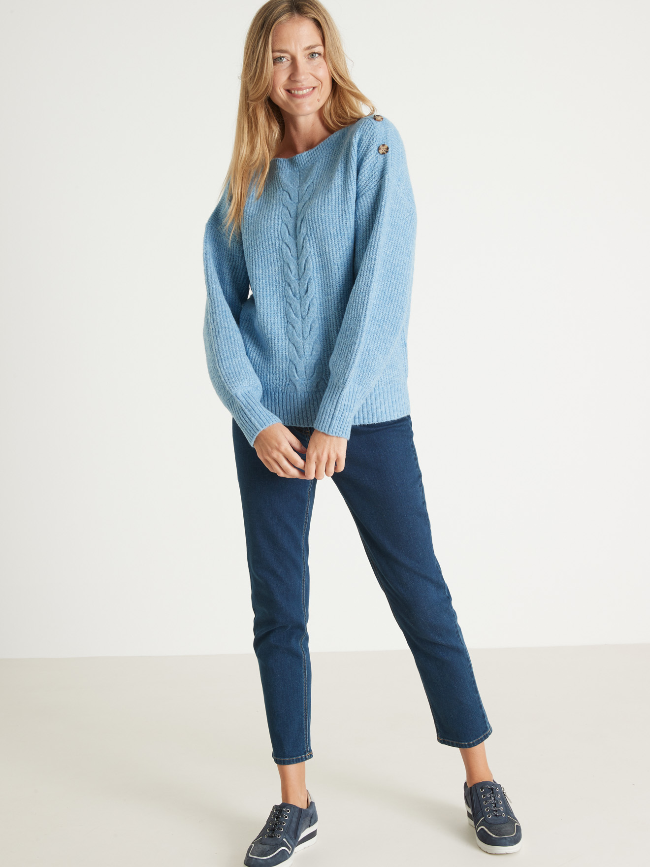 Pull encolure bateau