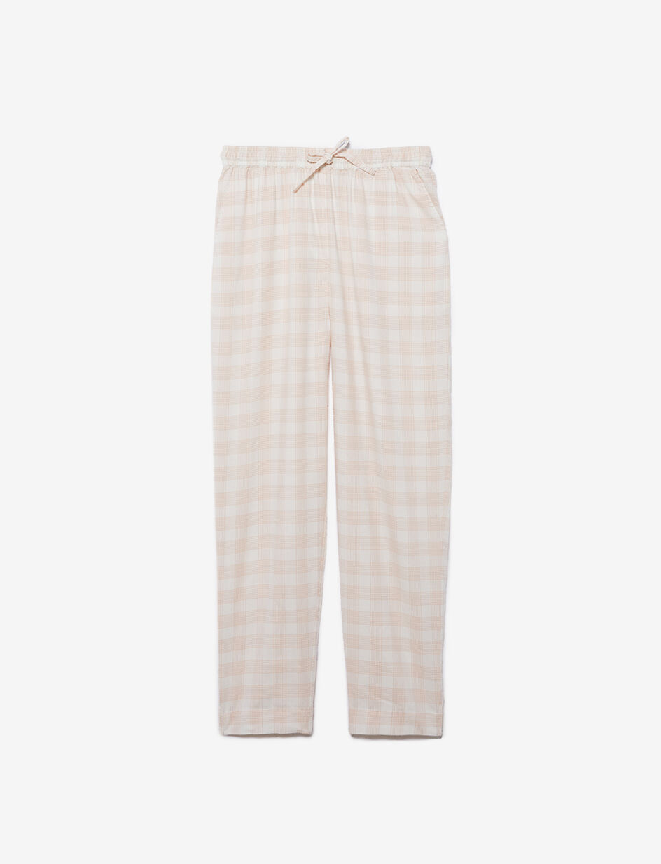 Pantalon - carreaux ivoire
