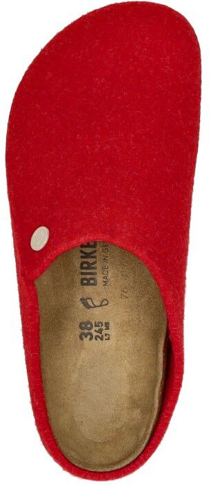 Birkenstock Pantoffels Open rood