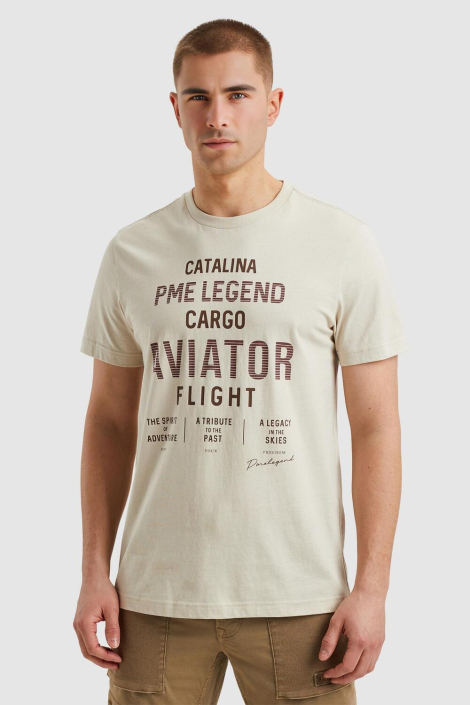 PME legend beige heren t-shirt