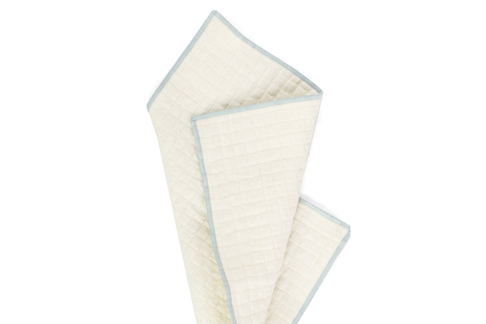 Lily brikke Offwhite og lys blå 35x45 cm
