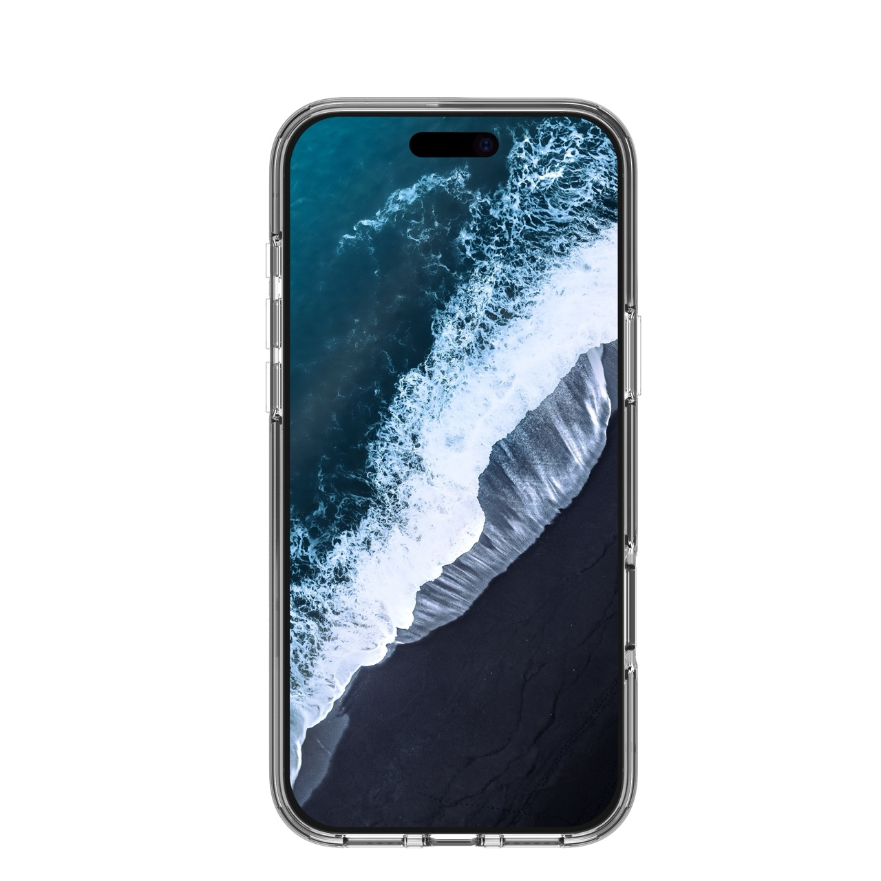 iPhone 16 Hardcase Hülle Clear Case Iceland Ultra D3O MagSafe Recycled (IUK1CL006292) - Transparent