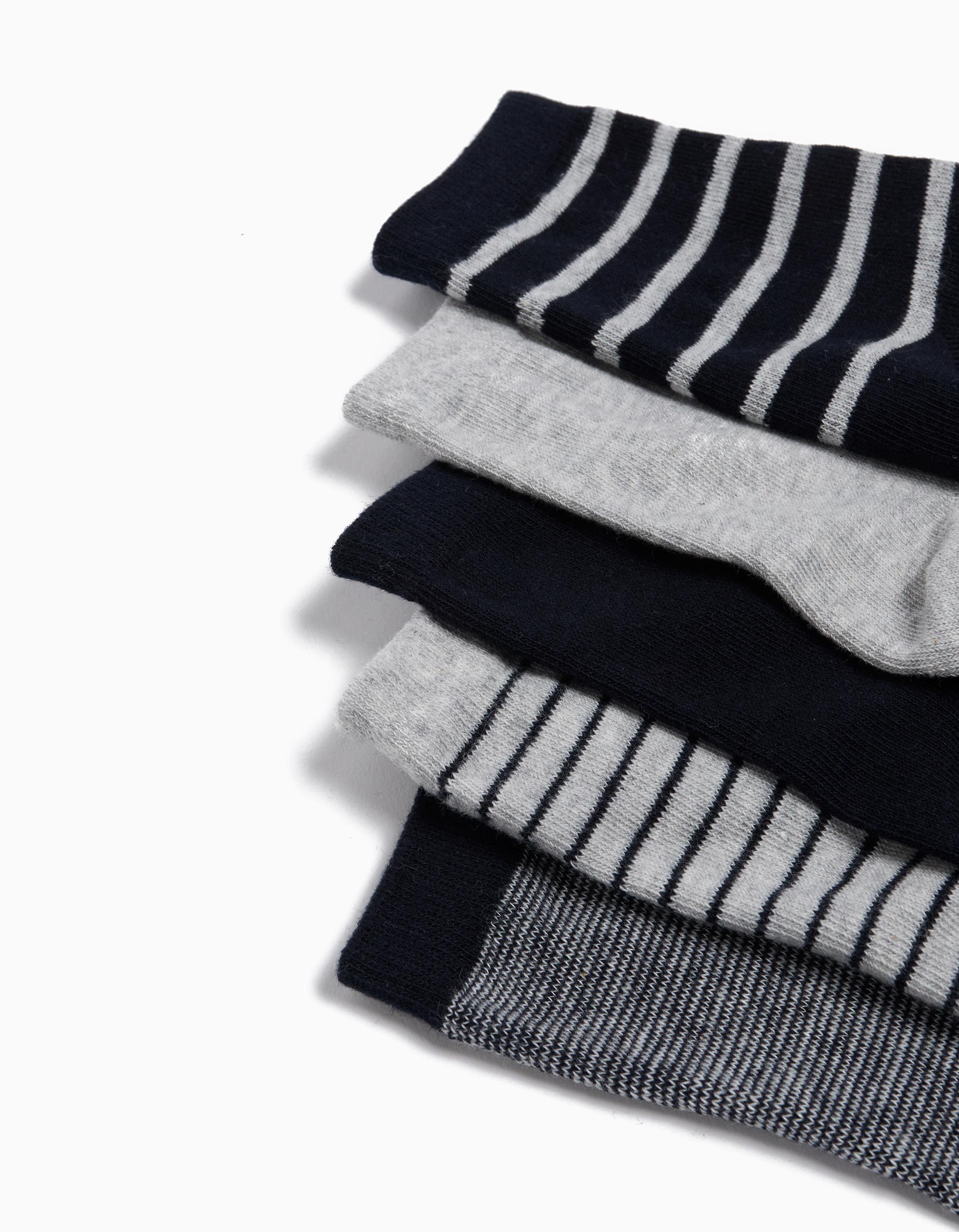 Pack 5 Pares de Meias, Menino, Multicor