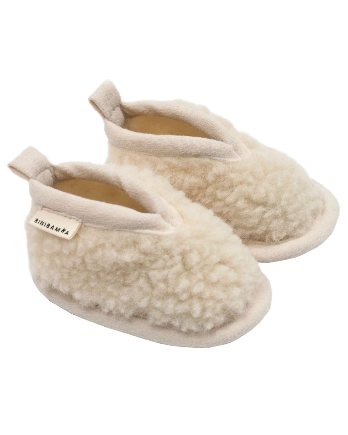 Ulltøfler Baby – Ullfleece & Skinn – 100% Merino | Booties