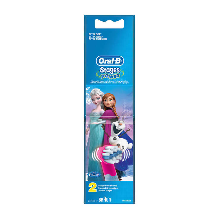 ORAL B Aufsteckbürsten Stages Power Die Eiskönigin, 2 St