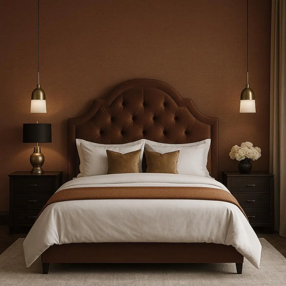 Dutch Wallcoverings Vliesbehang Linen & Textures uni - koper - 10,05m x 53cm