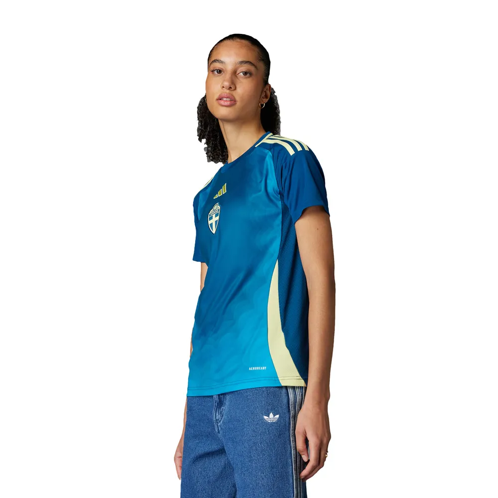 adidas Sweden 24/25 Weg Damen T-Shirt mit kurzen Ärmeln