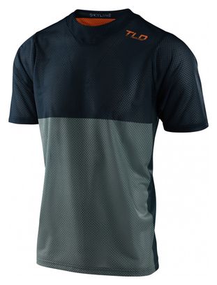 Maillot Manches Courtes Troy Lee Designs SKYLINE AIR BREAKS Bleu