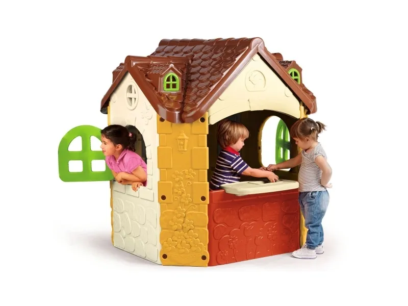 FEBER 800010962, Stående legehus, 3 År, 1 dør(e), Flerfarvet