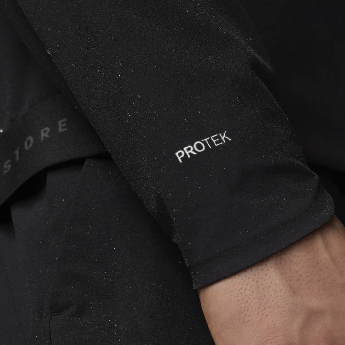Castore Windbreaker Joggingpak Full-Zip Zwart Donkergrijs