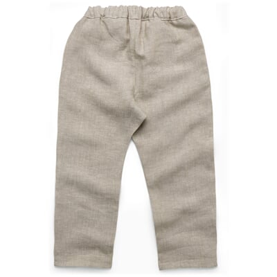 Kinder-Hose Leinen, Natur