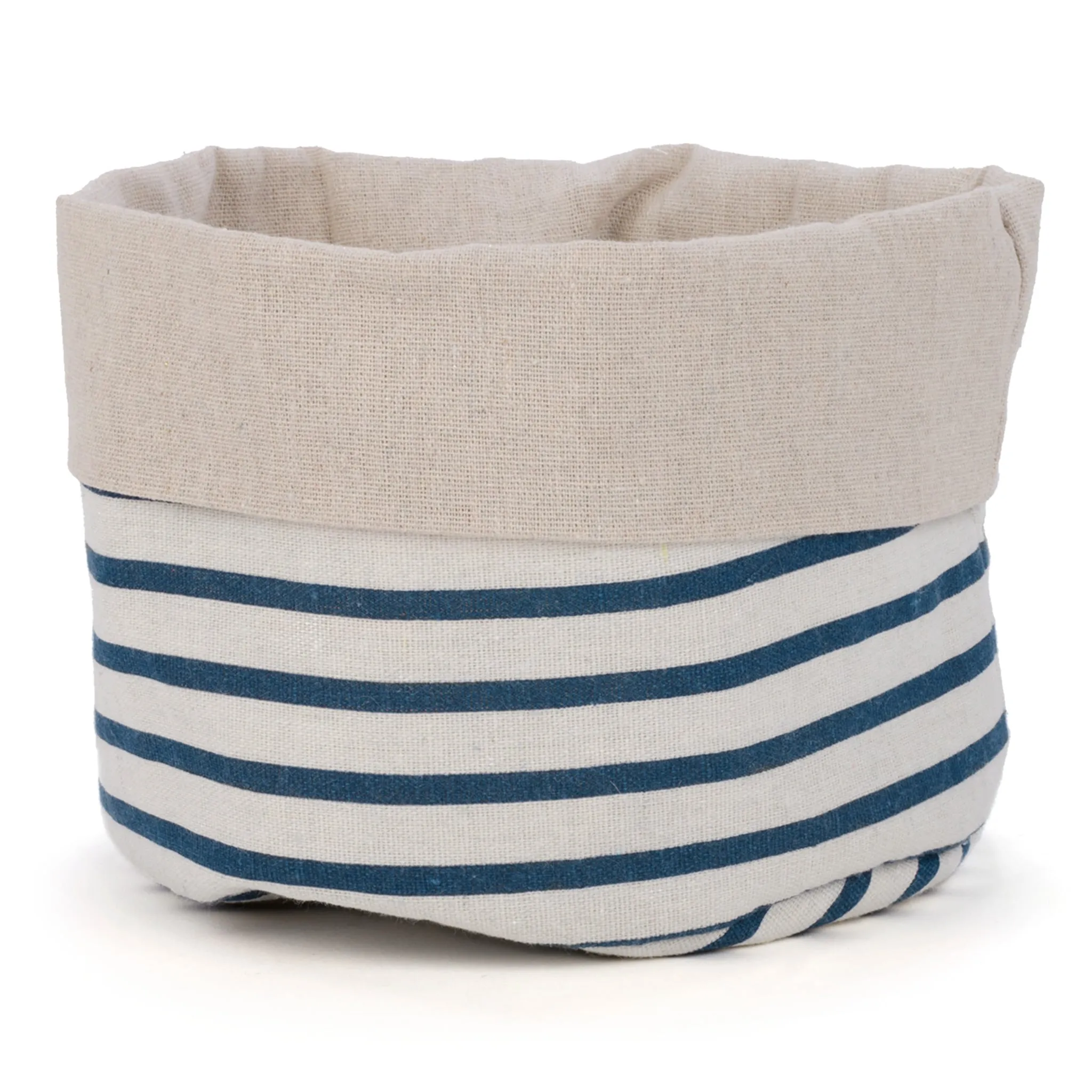 Attitudes Import Panier Rayé Bleu