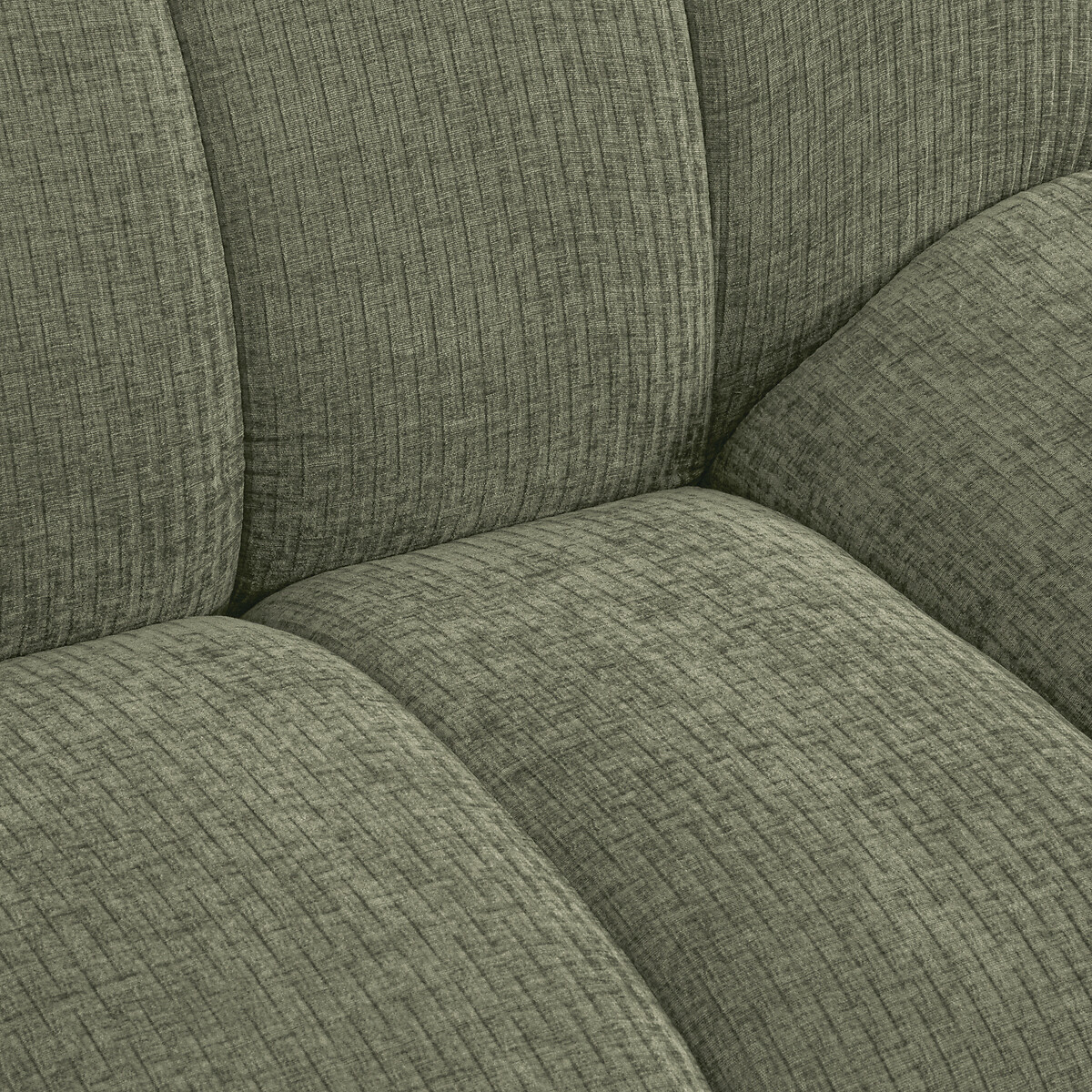 LA REDOUTE INTERIEURS<br>Sofá de veludo, 3 lugares, Nuria