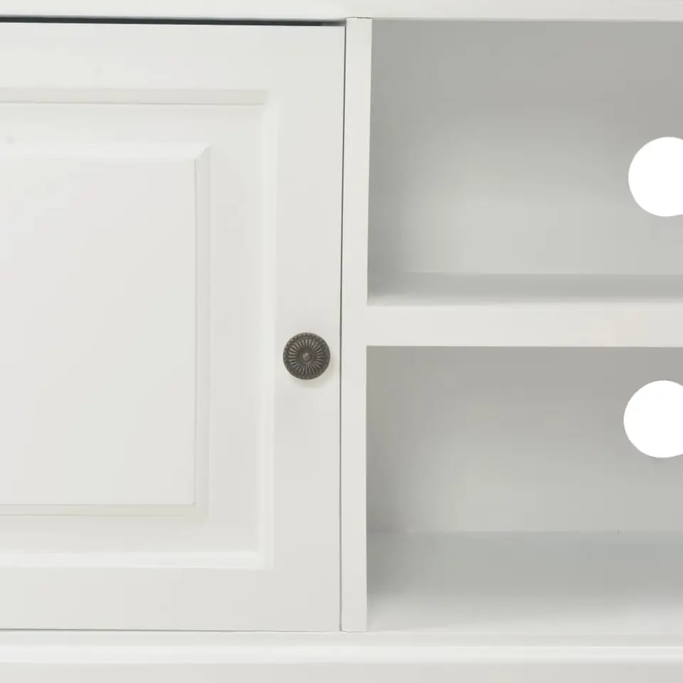 vidaXL - Tv-meubel - Wit - Hout