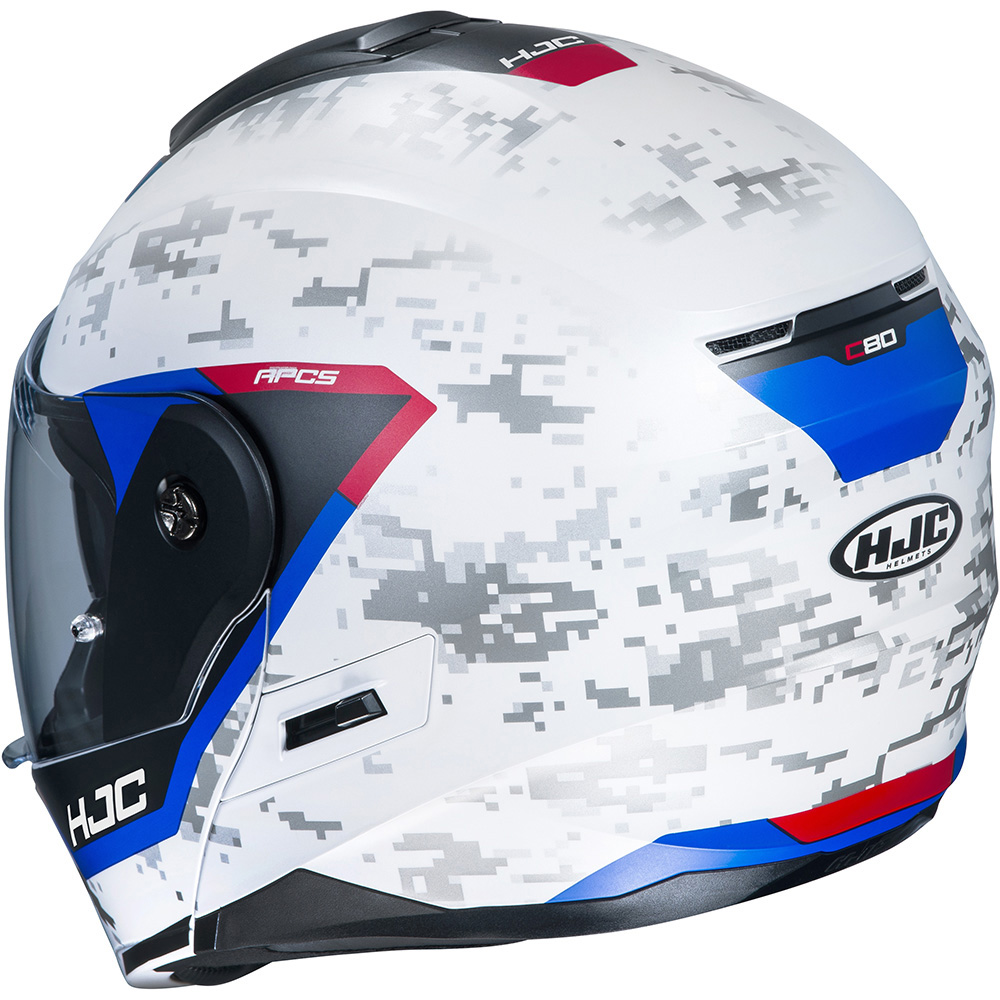 HJC - Casque C80 Bult MC21SF / Blanc / Bleu / Rouge