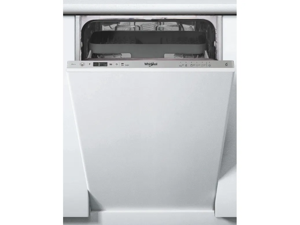WHIRLPOOL WSIC3M27 - Opvaskemaskine - Sølv
