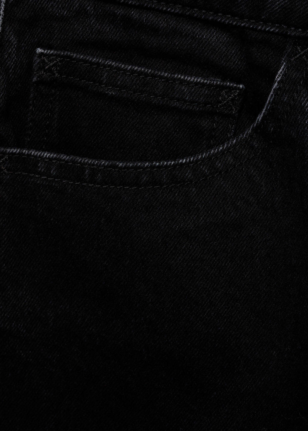 MANGO TEEN tapered fit jeans zwart