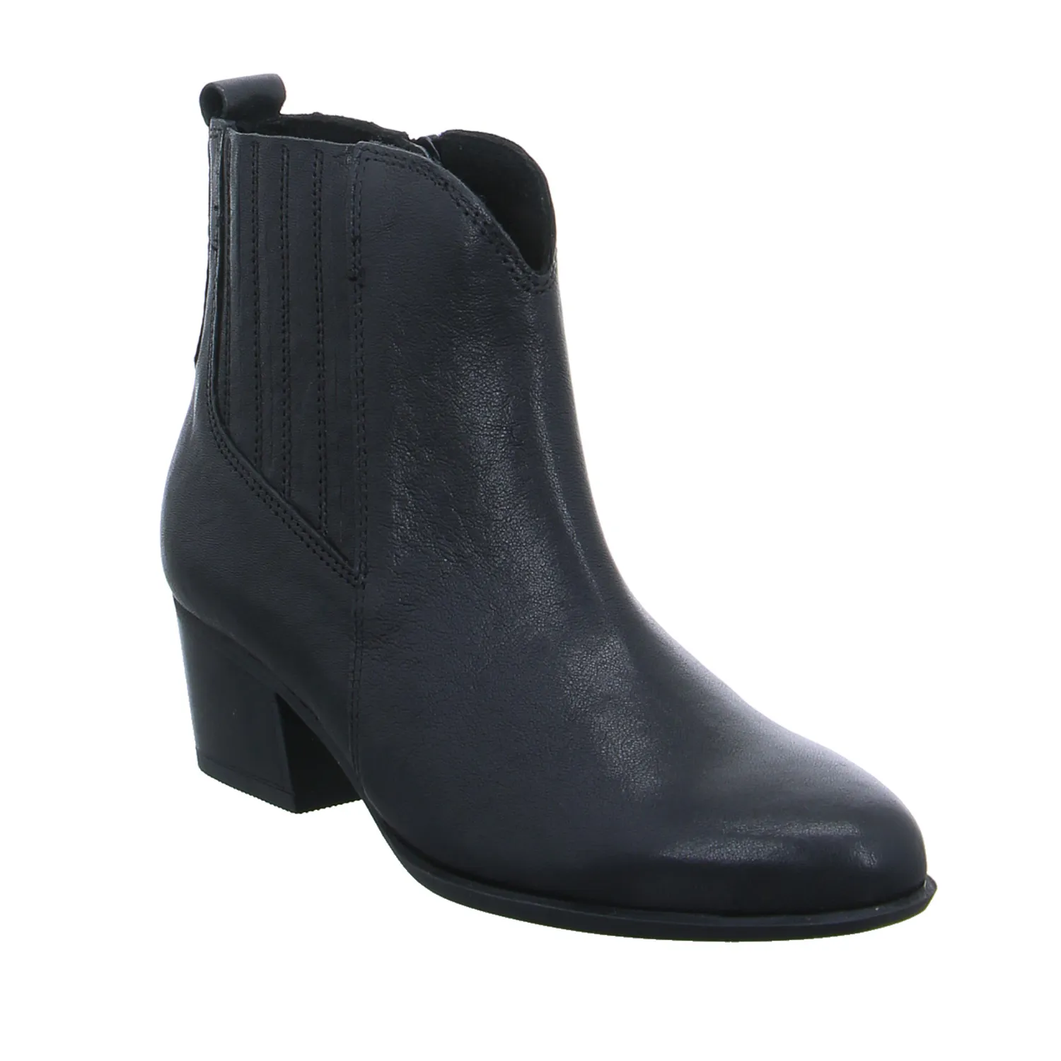 GABOR Stiefelette Schwarz Leder