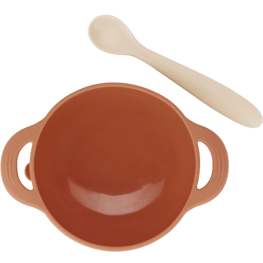 babymoov Esslernset TAST'ISY Fox mit Breischale und Löffel aus Silikon