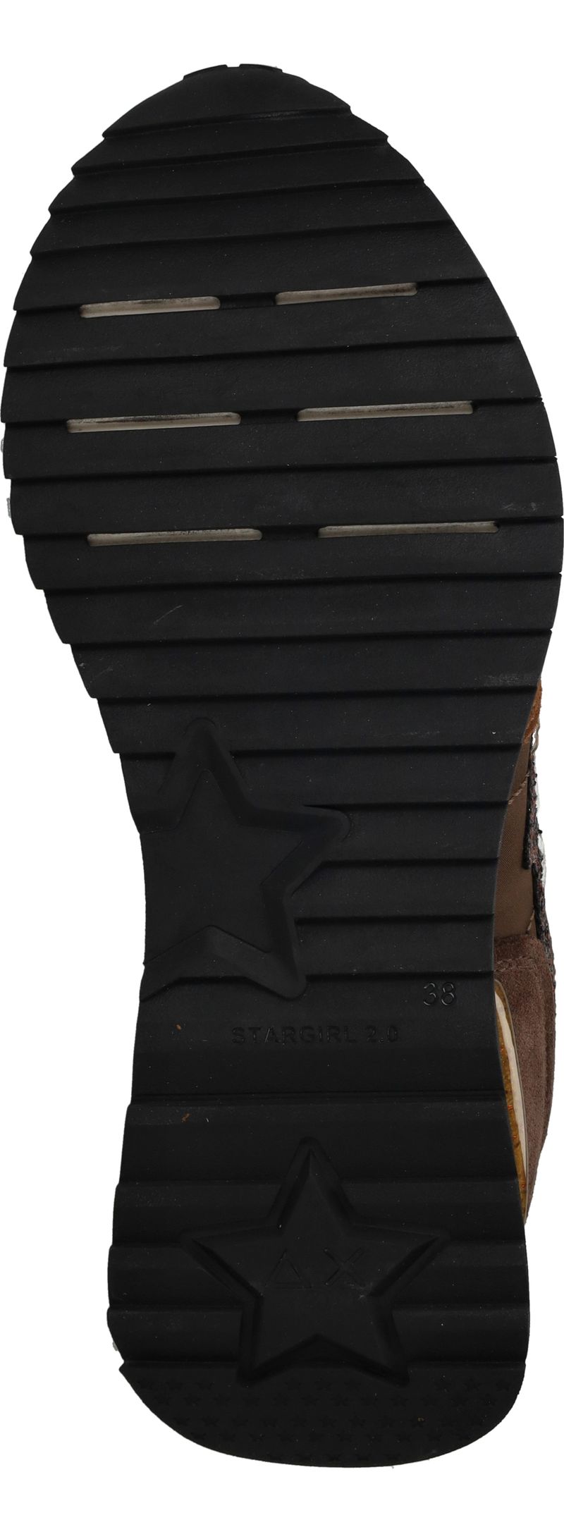 SUN68 Stargirl glitter logo  Bruin Dames
