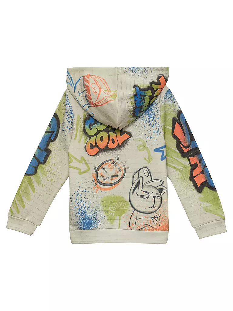 S.OLIVER Jungen Kapuzensweater - Hoodie  weiss