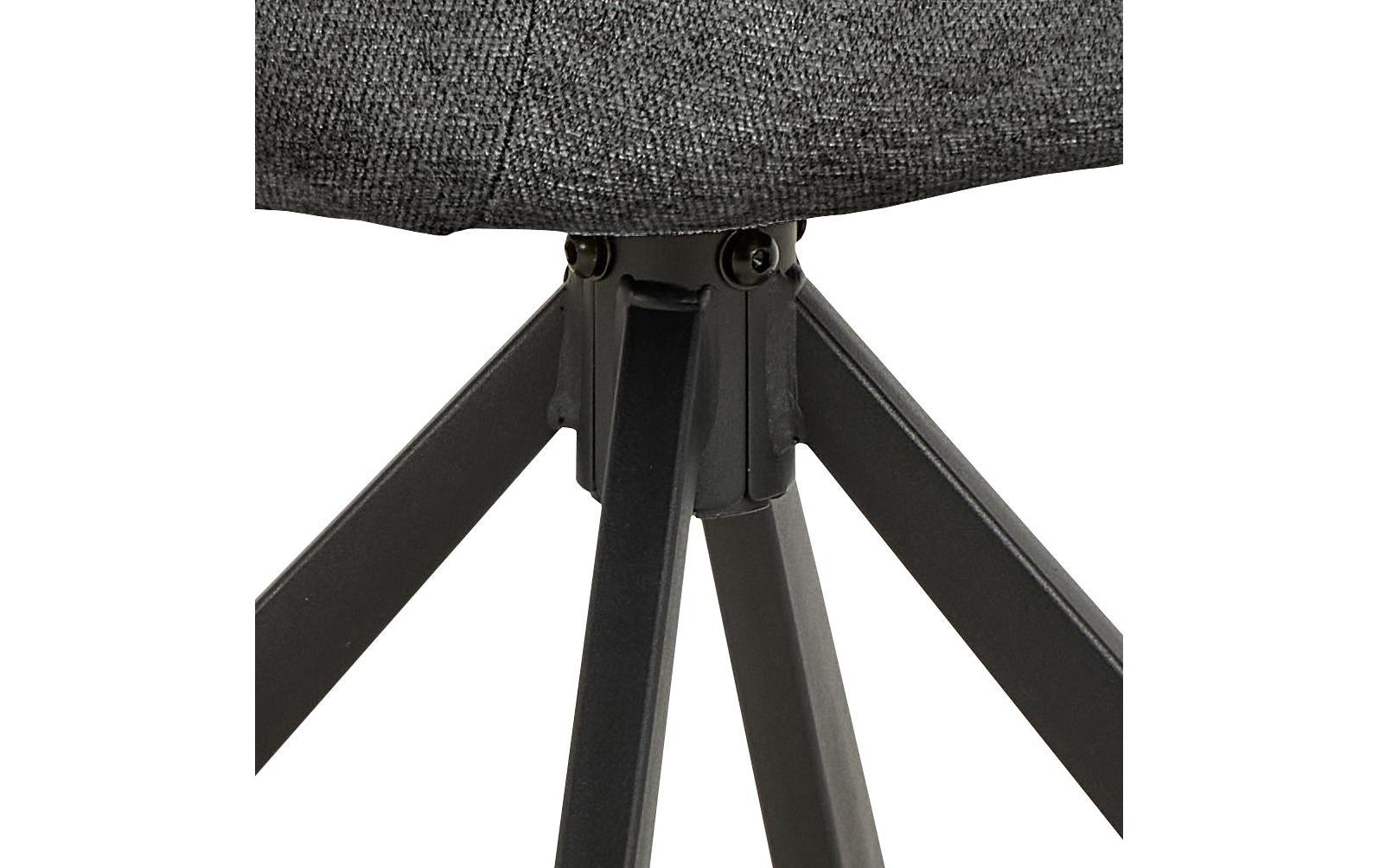 Stuhl Carlton 2 Stück, Grau<br>Esszimmerstuhl mit ergonomischem Sitz