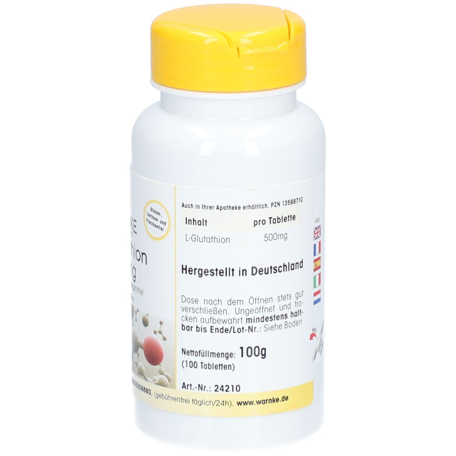WARNKE L-Glutathion 500mg Tabletten