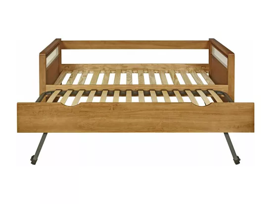 Lit banquette gigogne 90x190 cm bois massif bois COBI