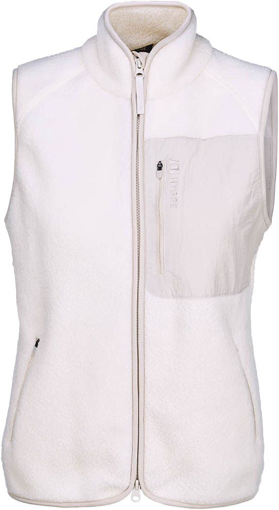 Pile Fleece Vest Dame 46/Whiteish