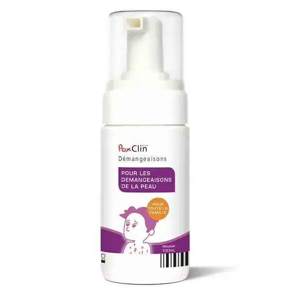 Espuma para alívio da coceira PoxClin 100ml