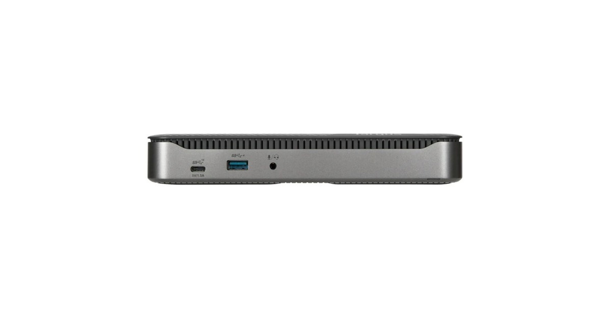 TargusUSB-C Hybrid/Universal 4K Quad Docking Station + 100W PD  (Zwart/zilver)