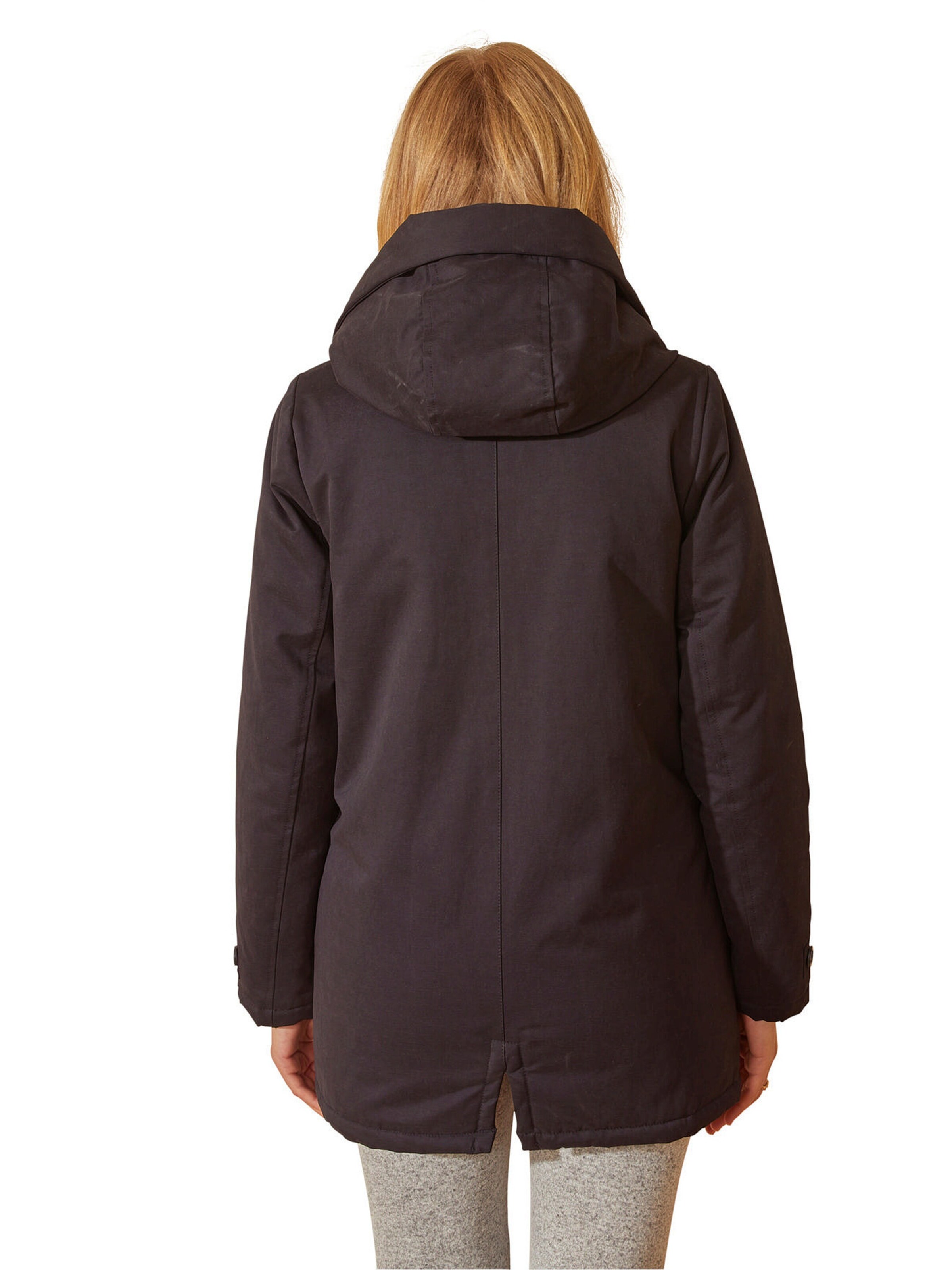 Vertbaudet Jacke für Schwangerschaft & Stillzeit, Tragejacke, Recycling-Polyester schwarz