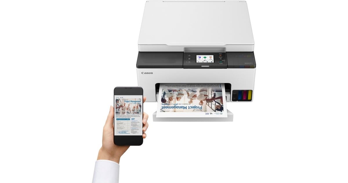 CanonMaxify GX1050 all-in-one inkjetprinter  (Wit, Scannen, Kopiëren, LAN, Wi-Fi)