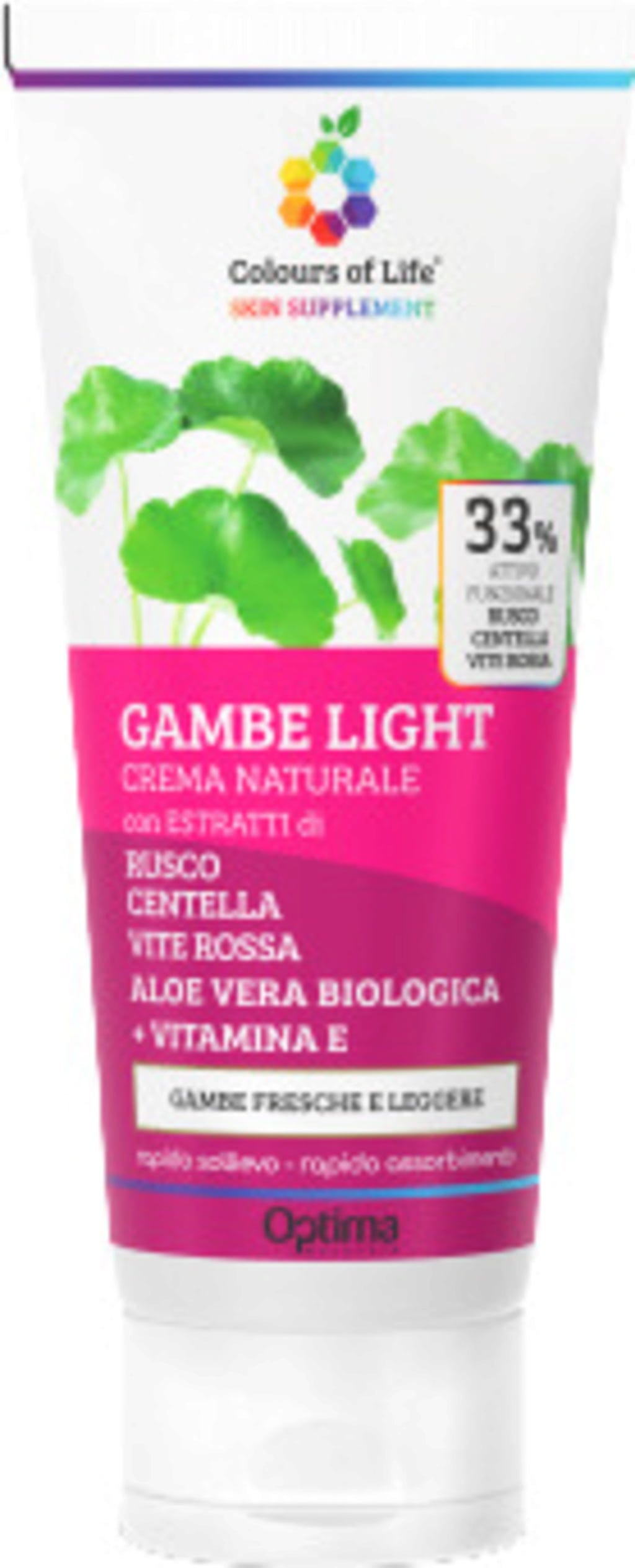 Optima Naturals  Colours of Life Leichte Beine Creme 33%, 100 ml
