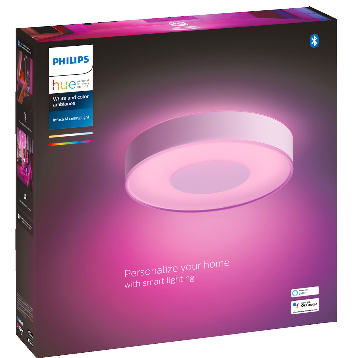 Philips Hue Infuse M taklampe (hvit)
