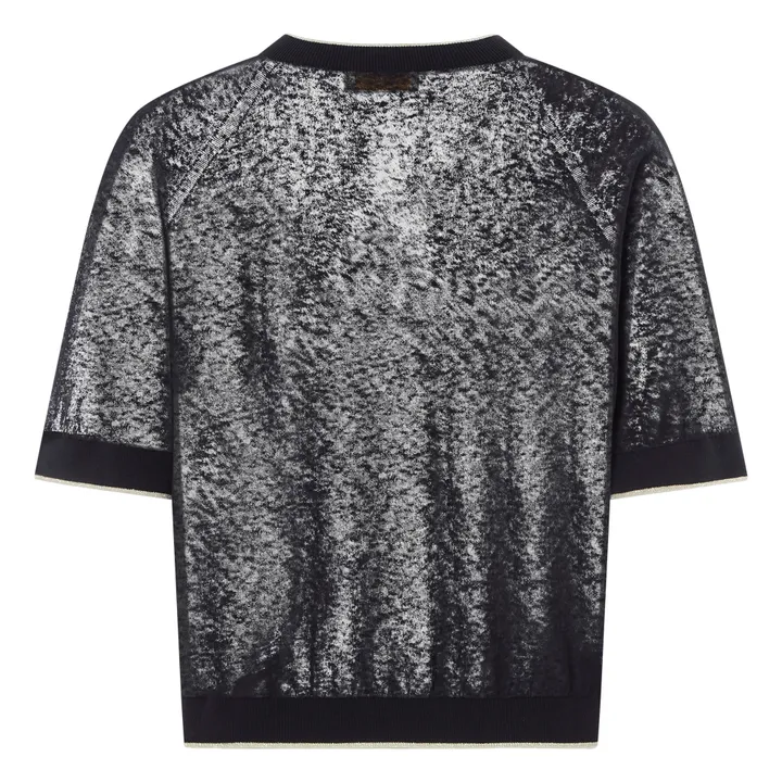 Momoni Pull Lisa Coton et Lin | Noir