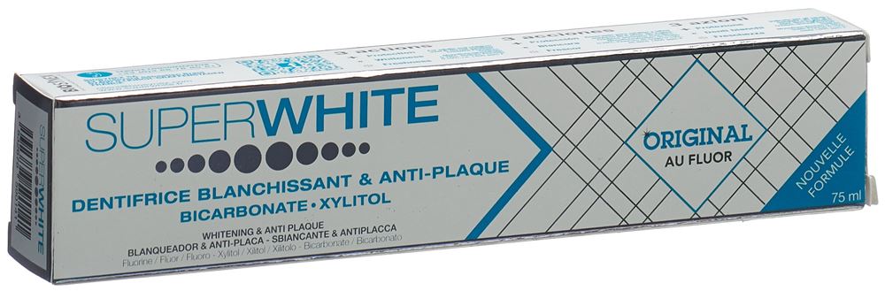 SUPERWHITE Zahnpasta Original Paste Tb 75 ml