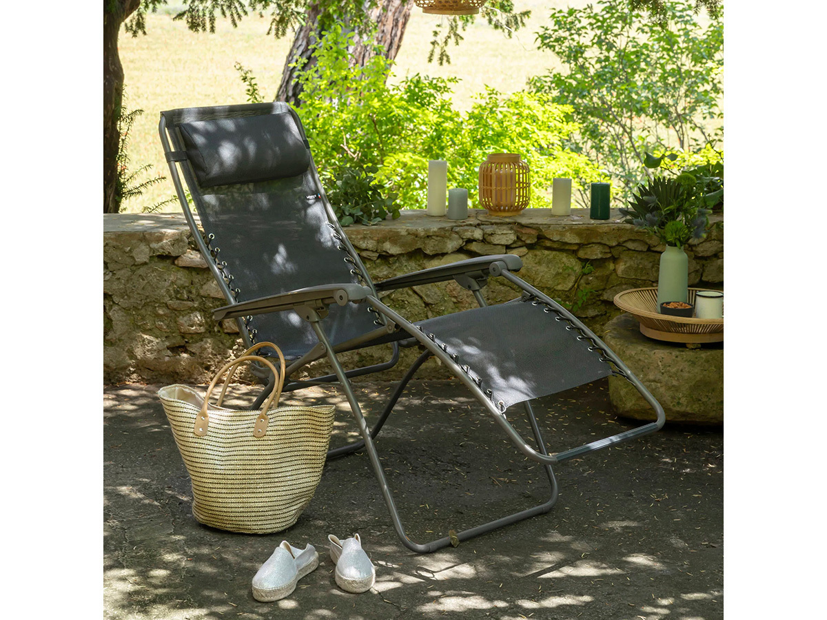 Lafuma RSXA Batyline relaxstoel - Black Noir