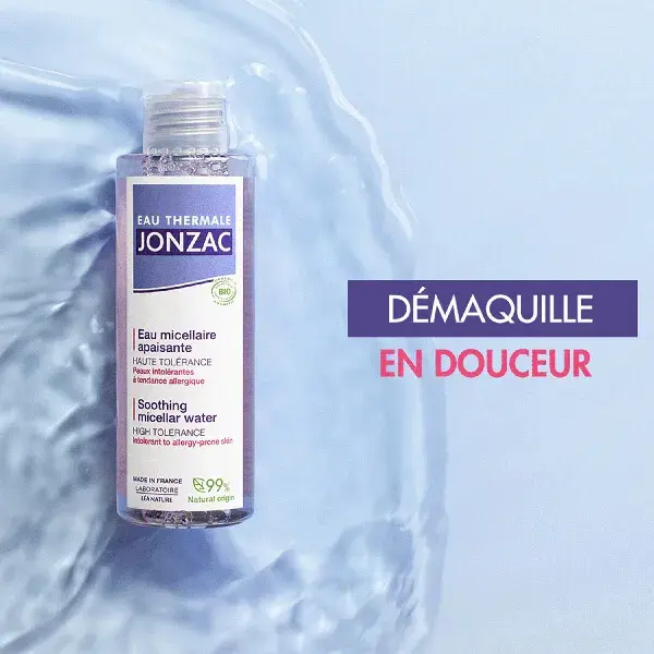 Água Micelar Orgânica Suavizante com Controle de Reatividade Jonzac 100ml