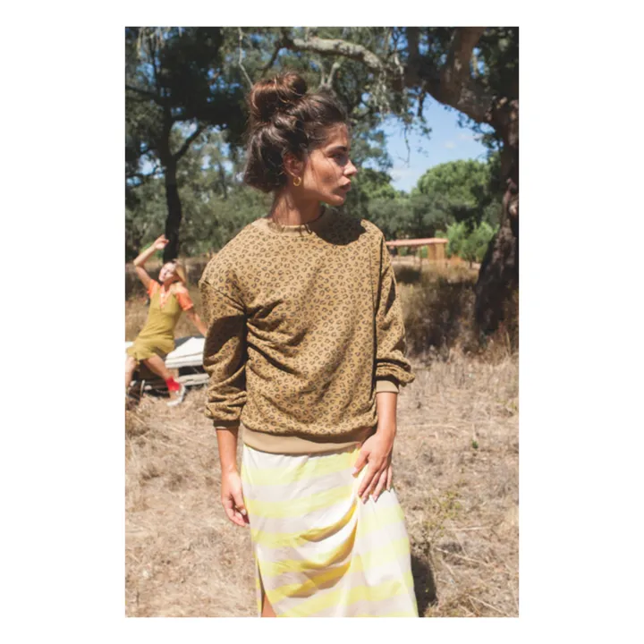 Marlot Paris Sweat Coton Bio Marine - Collection Femme | Bronze