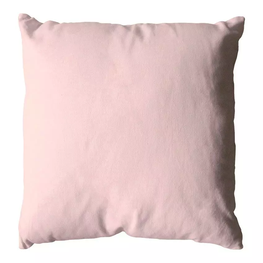 Coussin carré (40 cm) Etna Rose pâle