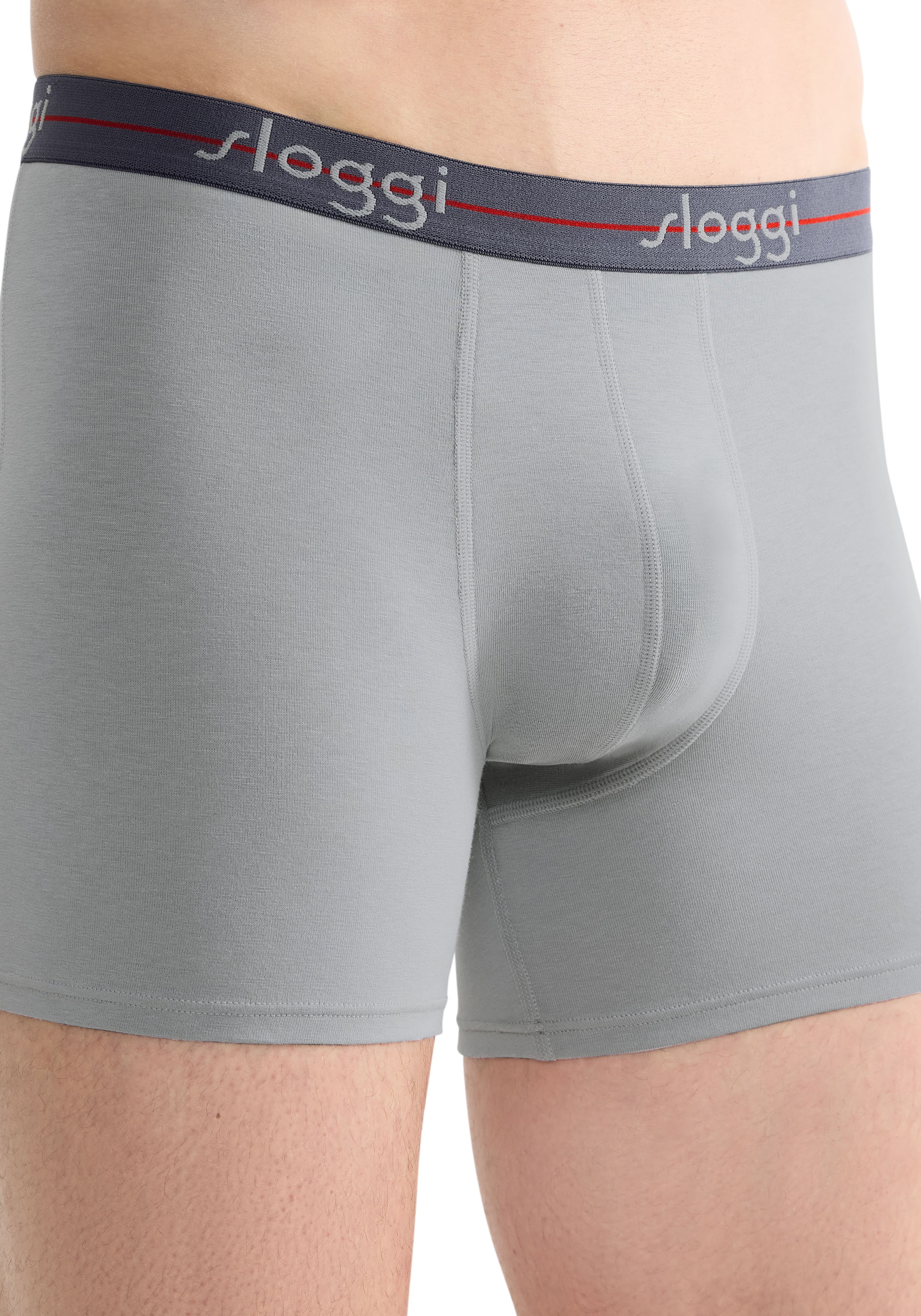 sloggi Boxershorts »Men Start«, elastischer Bund mit Logo, ohne Eingriff